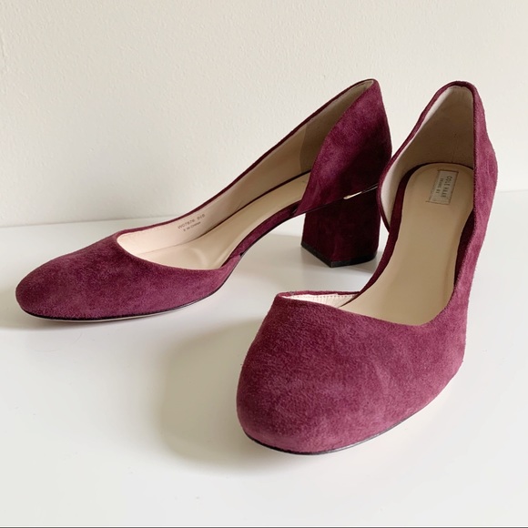 Cole Haan Suede Block Heels - Picture 6 of 11